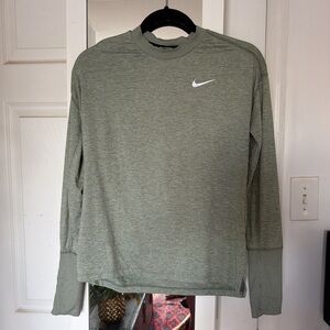 Nike Women's Green Long Sleeve Tee